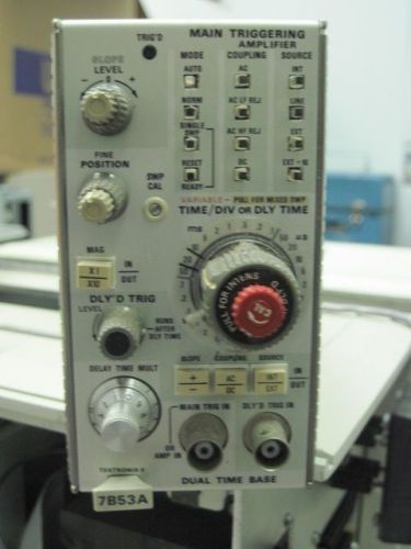 Tektronix 7B53A Main Triggering Amplifier Plug-In Module