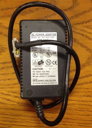 AC Power Adaptor AD-74OU-2205 12V 3A Power Supply