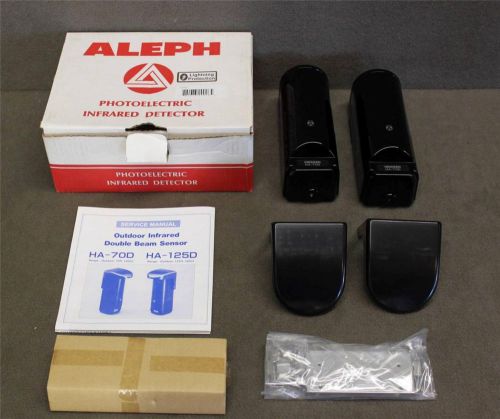 New Aleph Photoelectric Outdoor Infrared Dual Beam Sensor~Detector HA-70D~NIB