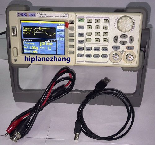 Dds function signal arbitrary waveform generator 10mhz usb 3.5&#034; tft lcd sdg810 for sale