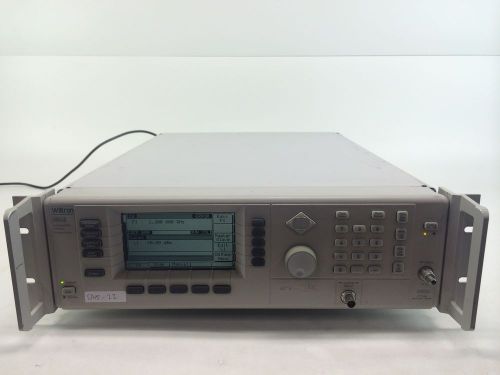 Wiltron 68045B Synthesized CW Generator, 500MHz to 20GHz, Opt 1 *FOR PARTS*
