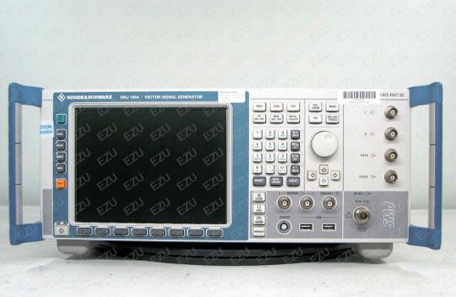 R&amp;s smj100a - b106 - b13 - b51 - k249 vector signal generator, 100 khz to 6 ghz for sale