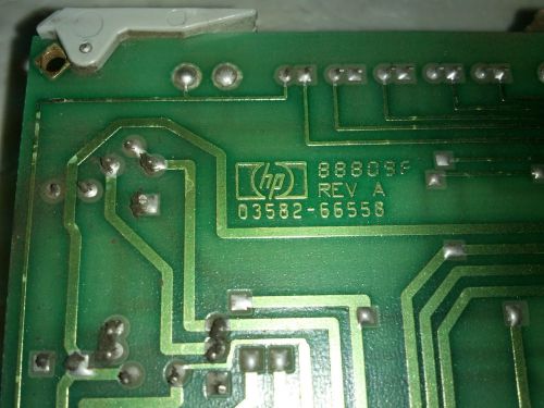 03582-66558 PCB  board for HP 3582A Spectrum Analyzer