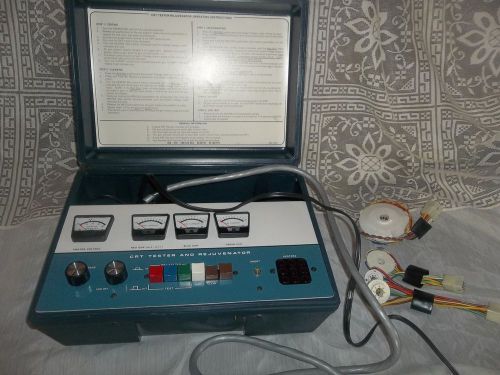 Heathkit IT-5230 CRT Tester and Rejuvenator W/CABLES- Works!