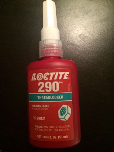 Loctite 50-ml threadlocker 290wicking grade. sold as 1 bottle for sale