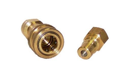 1/4&#034; M/F Brass Quick Disconnects