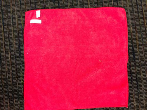16&#034; x 16&#034; Red Microfiber Cloth_Towels TM-MC-01204-RD