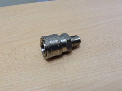 Power Pressure Washer Fitting 3/8&#034; MPT Male 3/8 Stainless Quick Connect Legacy