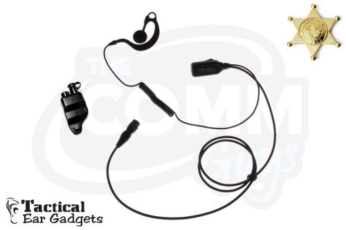 Quick release earpiece falcon lapel mic harris unity xg25 xg75 p5300 p7300 radio for sale