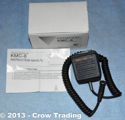 Kenwood KMC-8 Speaker Microphone with Instruction Manual NEW