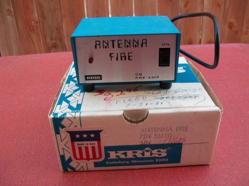 Vintage Kris Antenna Fire Preamplifier CB Radio Original Box