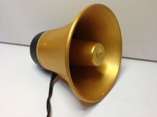 Vintage calrad universal paging horn made in japan--copper in color for sale
