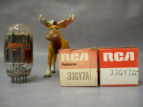 RCA 33GY7A Vacuum Tubes  Lot of 2