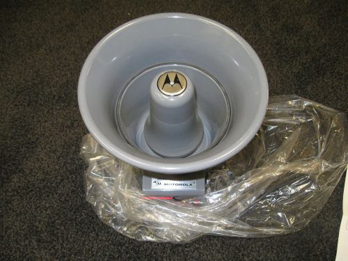 New old stock motorola tdn6254a siren speaker round with gray finish for sale