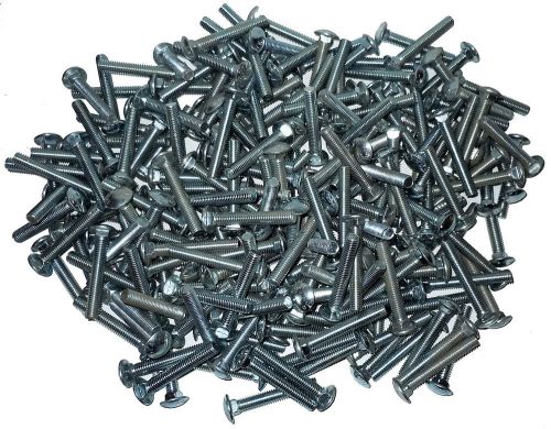 Steel Carriage Bolts - 3/8&#034; - 16 X 2 1/2&#034; Zinc Plated - Lot Bulk 200+ pieces