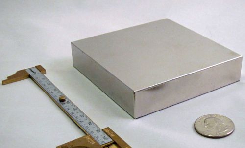 Extra large super n52 neodymium / ndfeb ni-cu-ni coated 90x90x20 mm magnet for sale