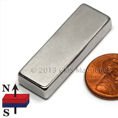 N45 neodymium magnet 1 1/2x1/2x1/4&#034; rare earth permanent magnet 200 pc for sale
