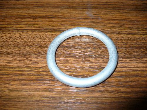 Steel rings 2&#034; ID X 2-5/8&#034; OD. 5/16 rod diameter. Welded. Galvanized. LOT OF 10