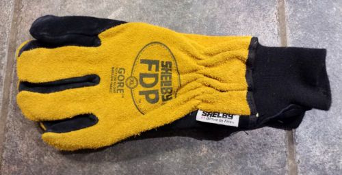 Shelby Glove FDP Firefighting Gloves RT7100 5225 Size XL Gold/Black