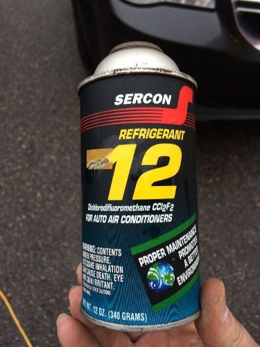 (1)-12Oz CAN SERCON R12 FREON REFRIGERANT FOR AUTOMOTIVE AC SYSTEMS NOS