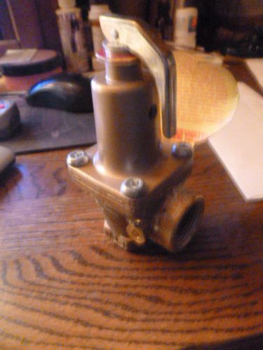 WATTS M3 #174A 30 PSI 3/4&#034; HYDRONIC HEATING SYSTEM PRESSURE SAFETY RELIEF VALVE