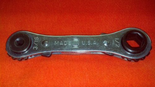 Vintage (nos) refrigeration-plus.. ratchet wrench-4 in 1 nice tool for sale