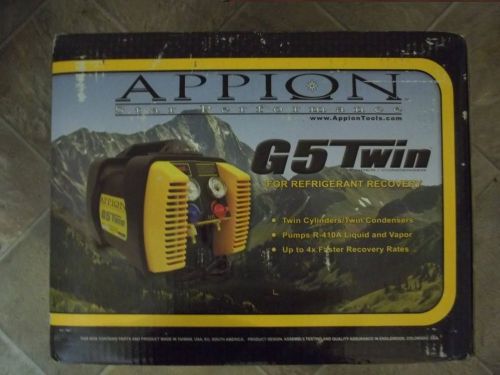 Appion G5 Twin, Twin Cylinder Refrigerant Recovery Unit Brand New!!