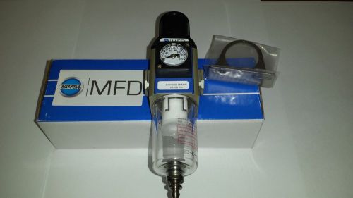 MFD PNEUMATICS MGFR200-08-M Filter/Regulator, 1/4 NPT, Manual Drain