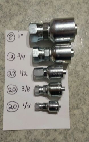 Parker hydraulic crimp fittings jic