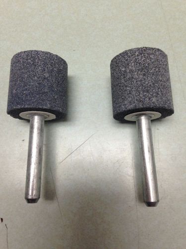 1/4&#034; x 1 1/2&#034; shank - 1&#034; x 1&#034; (a38) aluminum oxide mounted point (2) for sale