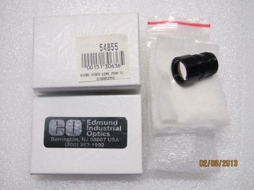 Edmund Optics 54-855 25mm Focal LengthFinite Conjugate Micro Video Lens