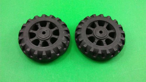 2 spare rubber suitcase wheels with ball bearings, 3-3/4&#034; diameter, 1-1/8&#034; thick for sale