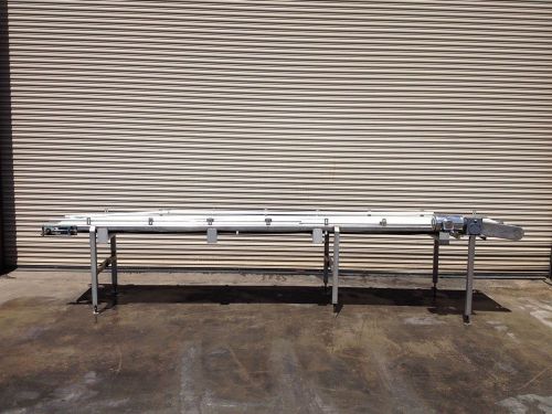 20&#034; Wide x 16&#039; Long SS Conveyor with SS WASH DOWN Motor and Food Belt, Conveying