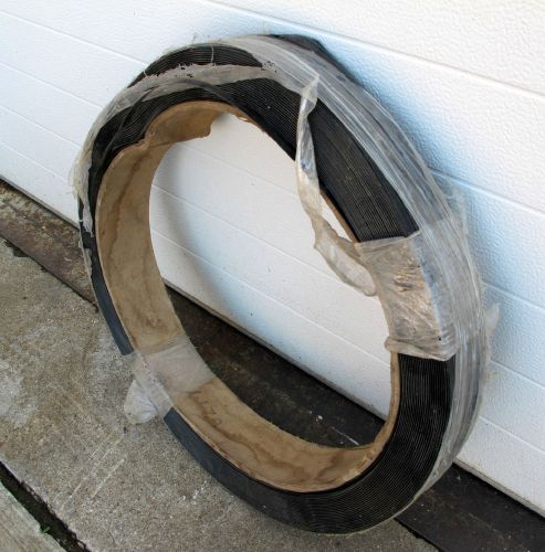 1/2&#034; 9000 feet black poly strapping banding 16&#034; x 6&#034; core for sale