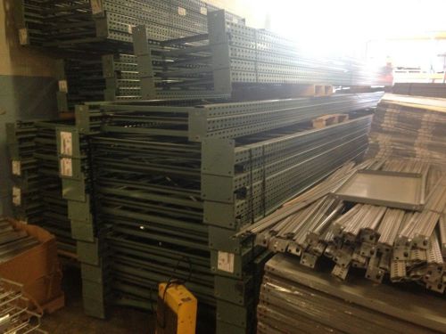 Used pallet rack - uprights ( 336&#034; x 54&#034;) for sale