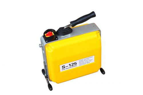 S125 drain cleaner pipe cleaning machine for sale