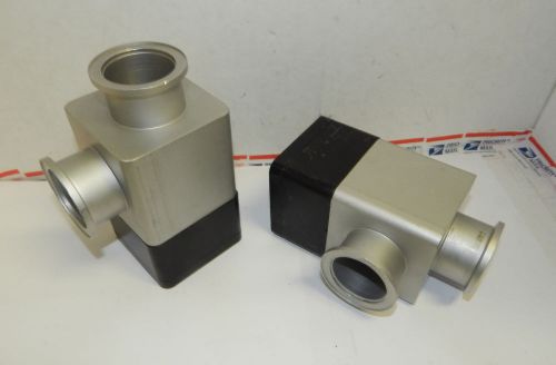 Varian nw40 a/o l6281-333 block valve - pneumatic - lot of 2 for sale