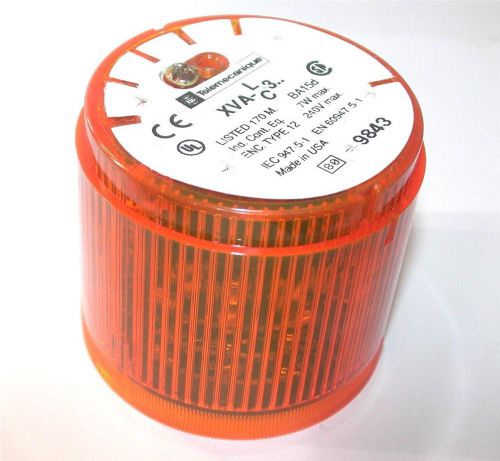 New telemecanique orange stack indicator light lens xva-lc3 9843 for sale