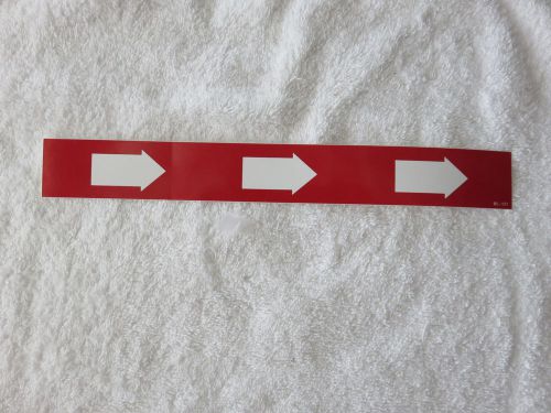 (one) self-adhesive vinyl &#034;directional arrow&#039;s&#034; sign (1 1/2&#034; x 12&#034;) for sale