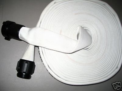 *new* fire hose 1-1/2&#034; nst x 75&#039; w/ aluminum couplings for sale