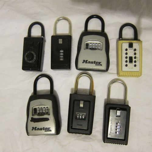 Mixed Lot of 7 Combination locks - Master - Supra - Other -