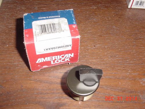 LOCKSMITH NOS Grade 2 American Lock Brand Thumb turn mortise cylinder Oil Bronze