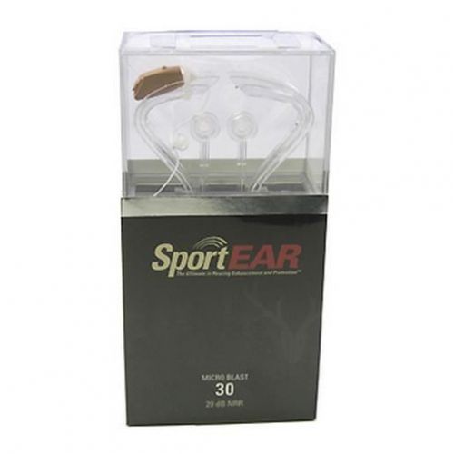 Mb30s sportear microblast 30 electronic ear plugs 30db nrr 10a zinc air tan sing for sale