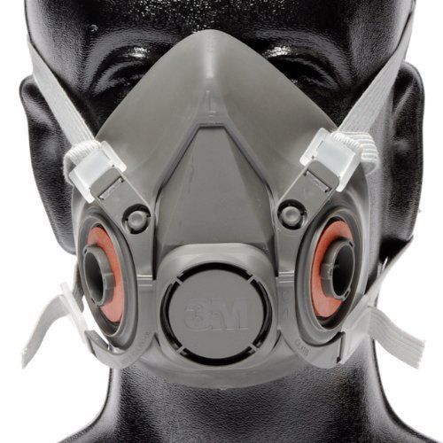 3m 6300 half facepiece respirators respirator mask facepiece only - large size for sale