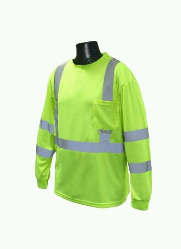 Radians ST21/2PGS/2X Lime Green Class 2 Hi-Viz T-Shirts W/Maxi-Dri Wicking Mesh
