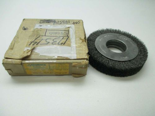 NEW ADVANCE A00628 WIRE WHEEL BRUSH 6 IN STEEL D393873