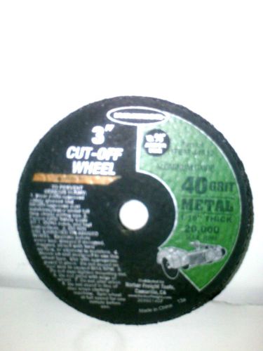 3 in. 40 Grit Metal Cut-off Wheel 1 pc