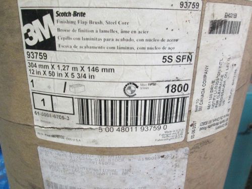 3m scotch brite finishing flap brush 12&#034; x 50&#034; x5 3/4&#034; for sale