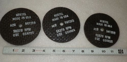 4&#034; ceramic grinding wheels 3 pcs discs 1/8&#034;x 4&#034; x 3/8&#034; hole 36 grit usa  (uti4) for sale