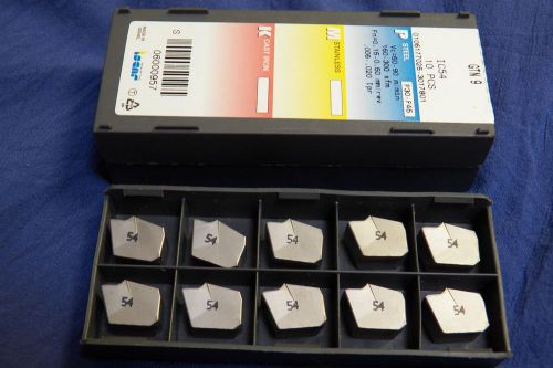 ISCAR Carbide Cut Off Inserts GTN-9  IC54- Qty 10 inserts (3 lots available)